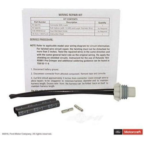 Motorcraft A/C Compressor Clutch Connector WPT-1436 Fits select: 2016-2019,2021-2023 FORD ECONOLINE