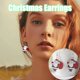 thumbnail image 1 of Pendientes para mujer, regalos para mujer, lindos pendientes navideños, diseño de muñeco de nieve de Papá Noel para su elección, anillos de moda, 1 of 2