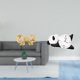 thumbnail image 2 of Juego De Tirador De Latón Con Lazo Y Reloj De Pared Con Diseño De Panda Para Cocina, Baño Y Sala De Estar. Decoración Moderna Y Adorable Para El Hogar., 2 of 8