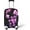 Purple Bright Butterfly, variant on Purple Bright Butterfly Washable Spandex Travevl Luggage Protector Baggage Suitcase Cover Apply to 18-22 Inch Travel Suitcase Apply to 18-22 Inch Travel Suitcase