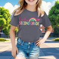 thumbnail image 4 of Boys & Girls Crew Neck Short Sleeve T-Shirts,Comfortable Breathable Casual Tops for Daily Back-to-School Outfits, 4 of 4
