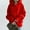 Red, variant on Baqcunre Hoodies For Women Women's Cute Hoodies Teen Girl Fall Jacket Oversized Sweatshirts Casual Clothes Zip Up Hoodie With Pocket Womens Jacket Fall Outfits Women Trendy Army Green L