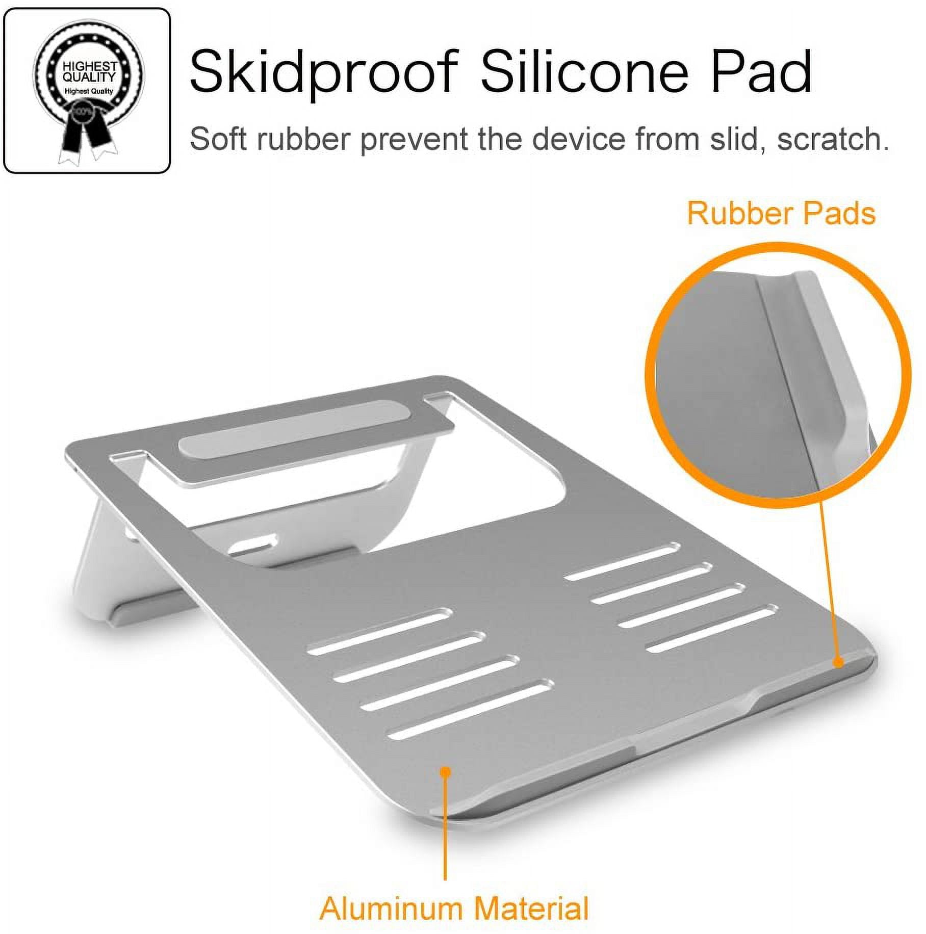 Fintie Aluminum Portable Laptop Stand for MacBook/iPad Pro/Samsung/RCA/Lenovo/Tablet/Notebook 9-17" Holder