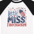 thumbnail image 4 of Inktastic Little Miss Firecracker Patriotic Girls Toddler T-Shirt, 4 of 5