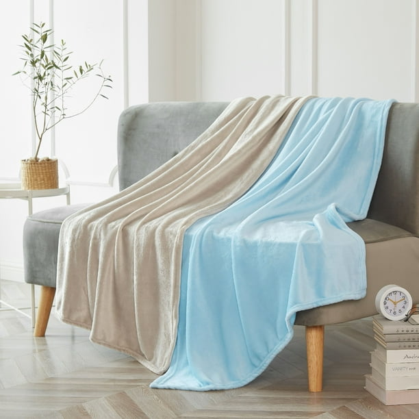 2 Pack Plush Throws by Heritage Club, Available in Multiple Colors