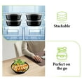 thumbnail image 6 of 30-Pack Reusable Meal Prep Containers Microwave Safe Food Storage Containers with Lids, Round Take Out Disposable Plastic Bento Lunch Box To Go Meal Prep Bowls, BPA-Free, 6 of 7