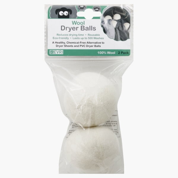 Evriholder 100% Wool Dryer Balls, 2 Pack