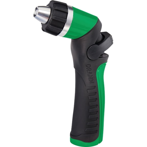 Dramm One Touch Twist Adjustable Spray Gun Watering Nozzle - Adjustable Flow - Green