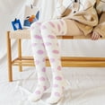 thumbnail image 3 of Diufon Women's High Thigh Socks Fleece Over Knee Long Stockings Polka Dot Printed Casual Tight Leg Stocking, 3 of 5