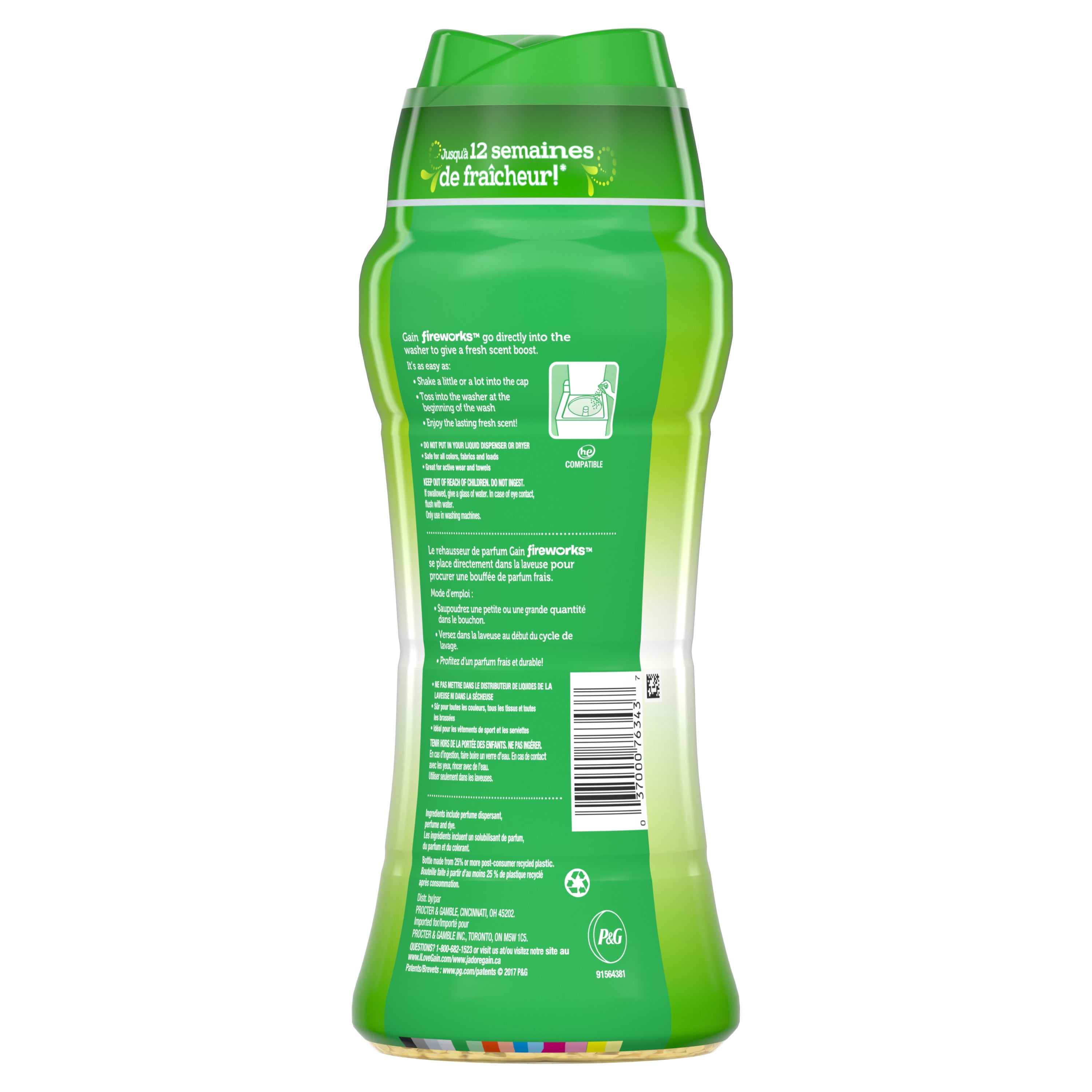 Gain Fireworks In Wash Scent Booster Beads Original 26 5 Oz Walmart Com