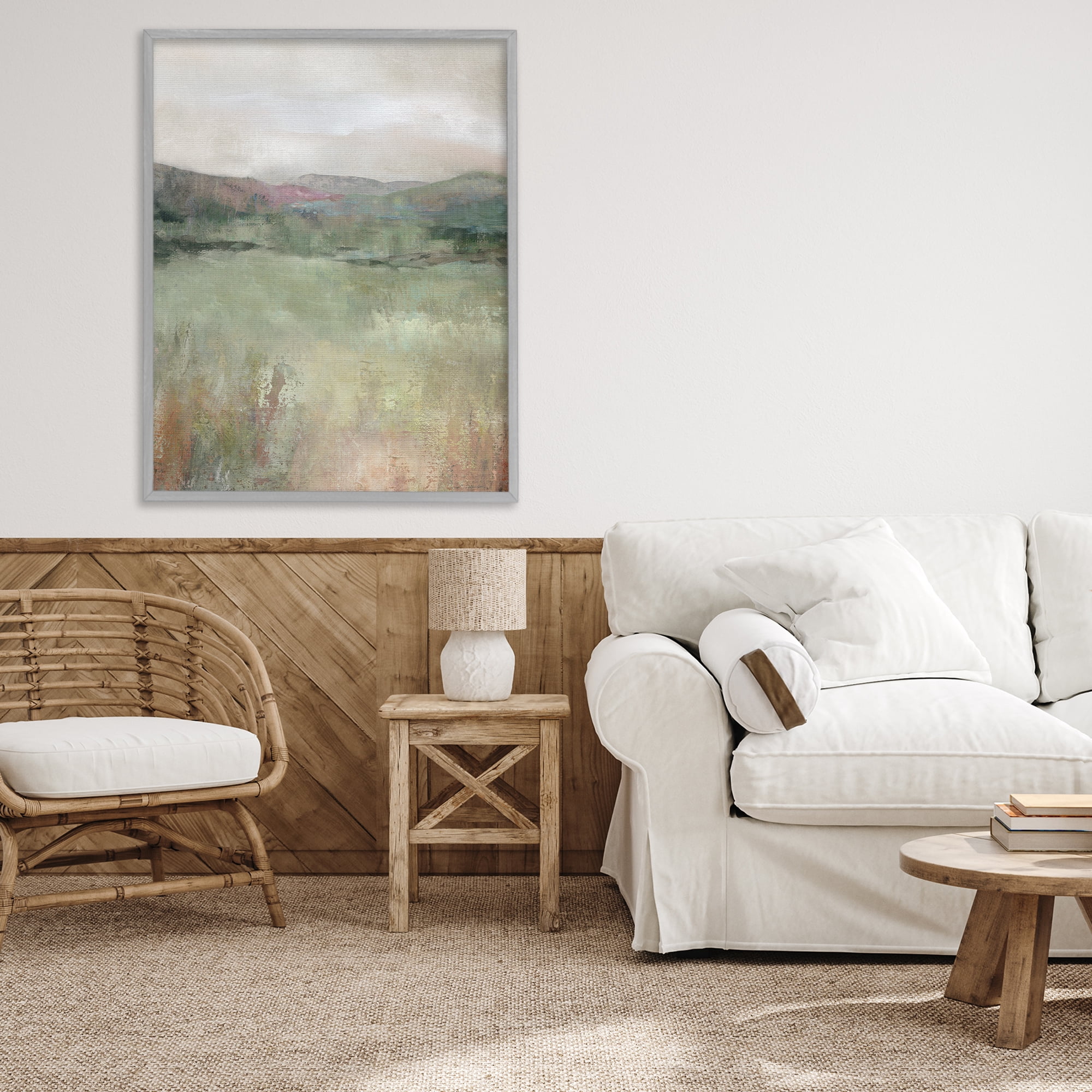 Stupell Industries Glimpse Of Spring Gray Framed Giclee Art, design by Carol Robinson