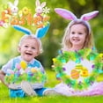 thumbnail image 6 of Spring Garland Decor, 6.5Ft Easter Tinsel Garland, Easter Garland Decor, Glitter Tinsel Spring Garland Decorations for Tree Mantle Bedroom Office Classroom Party Indoor Outdoor Holiday Home, 6 of 6
