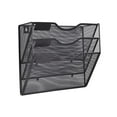 thumbnail image 4 of Wall Mounted Mesh File Holder Display Rack Office Supplies Holder files Document Black, 4 of 8