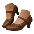 thumbnail image 3 of YLYL Women's Mary Jane Shoes with Ankle Strap Vintage Victorian Kitten Heel Round Toe Dress Pumps Shoes, 3 of 9