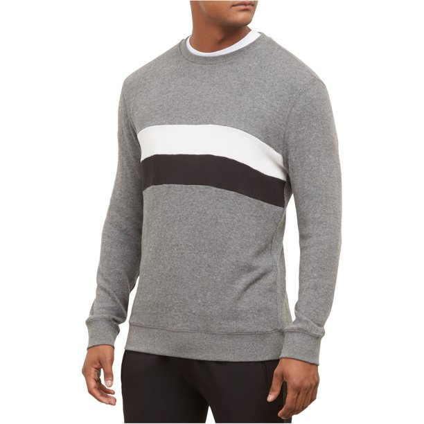 Kenneth Cole Comfort Knit Sudadera para Hombre, Gris, X-Large Kenneth Cole Camisa de entrenamiento