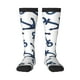 thumbnail image 1 of Balery Navy Blue Anchor Calcetines novedosos Calcetines deportivos Calcetines hasta la rodilla Calcetines de algodón Calcetines originales y geniales, 1 of 6