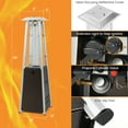 thumbnail image 4 of Costway Chauffage de Patio Portable de Table 35 Pouces Pyramide Acier Gaz Propane 10000 BTU, 4 of 10