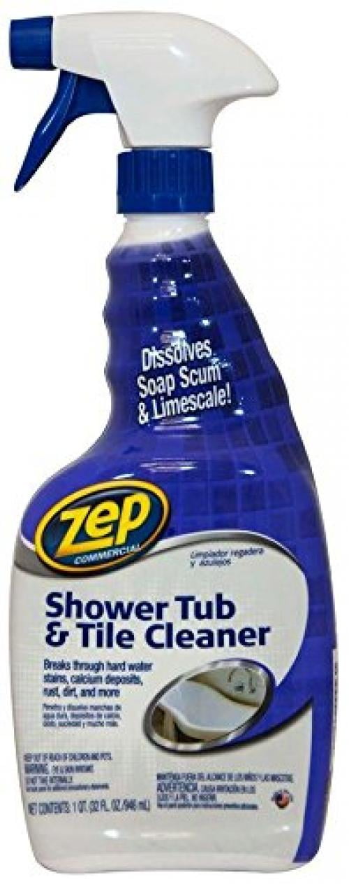 Zep Shower Tub And Tile Cleaner 32 Oz, Commercial Bathroom Tile Cleaner