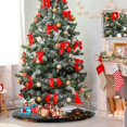 thumbnail image 4 of FMSHPON Halloween Party Xmas Christmas Tree Skirt Stand Mat for Holiday Party Decoration Indoor Outdoor 48 inches, 4 of 6