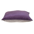 thumbnail image 3 of Purple and Dark Gray Dual Solid Color Reversible Throw Pillow, 3 of 3