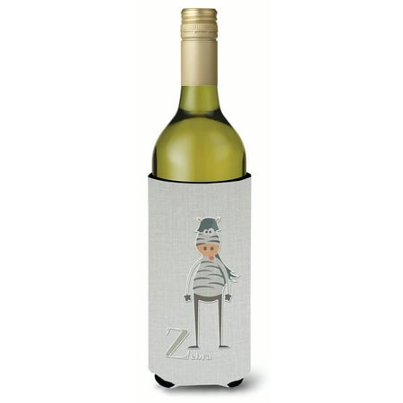 Zebra Wine Bottle - Alphabet Z for Zebra Wine Bottle Beverge Insulator Hugger BB5751LITERK