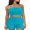 Blue, variant on Michellecmm Women Knit Shorts Set, Tie-up Tube Top with Elastic Waist Shorts