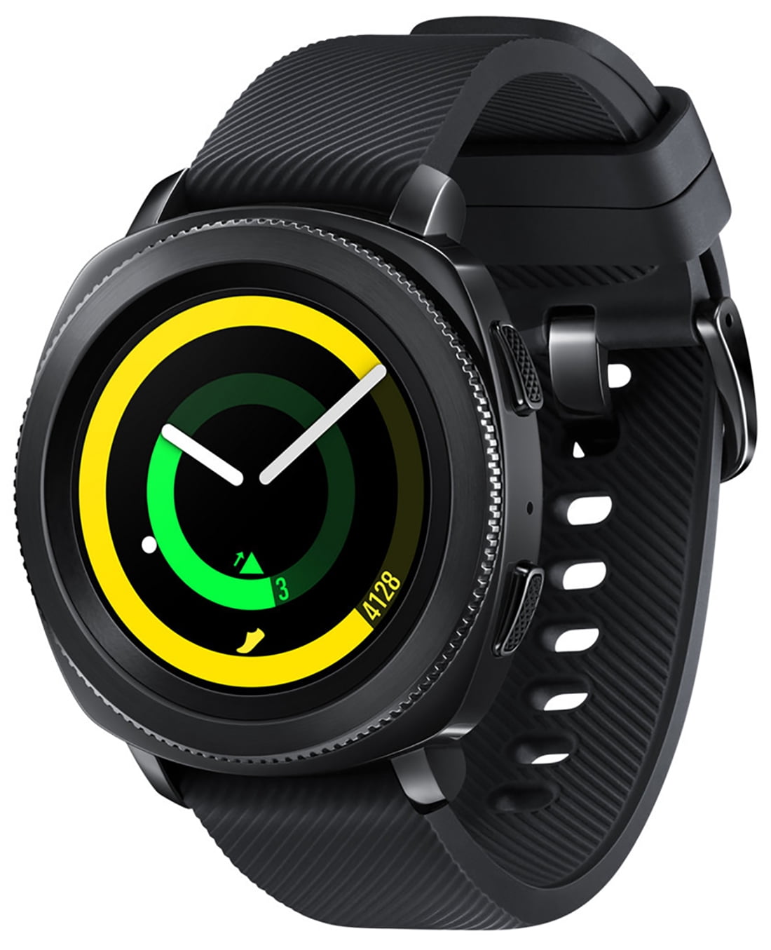 Swipe Kemiker ornament SAMSUNG Gear Sport Black - SM-R600NZKAXAR - Walmart.com