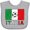 AC-Heather Grey, variant on Inktastic Italian Soccer Boys or Girls Baby Bib