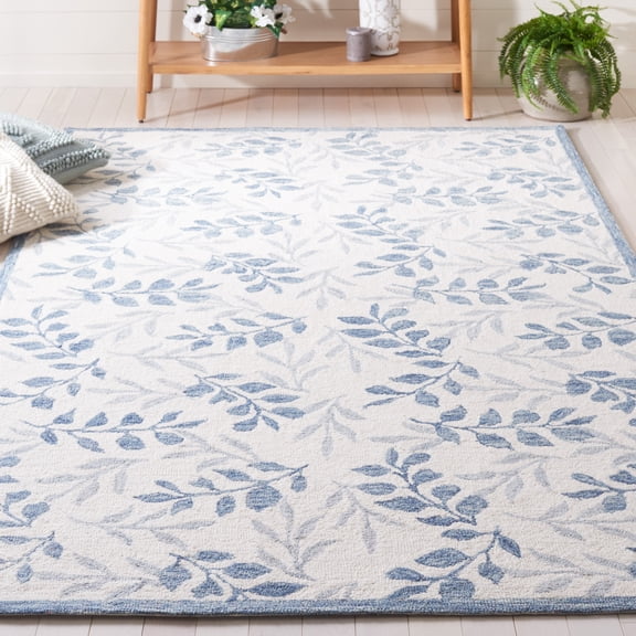 Safavieh Jardin ARABESQUE Floral Area Rug, Ivory/Gray, 5' x 8'