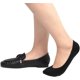 thumbnail image 2 of 6 Pairs of Women's Invisible Socks (Black) Ultra Low Chest Lining Socks, Non-Slip Invisible Socks Suitable for Rental Boat Apartments, 2 of 5