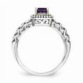 thumbnail image 2 of Sterling Silver w/14k Amethyst Ring, 2 of 3