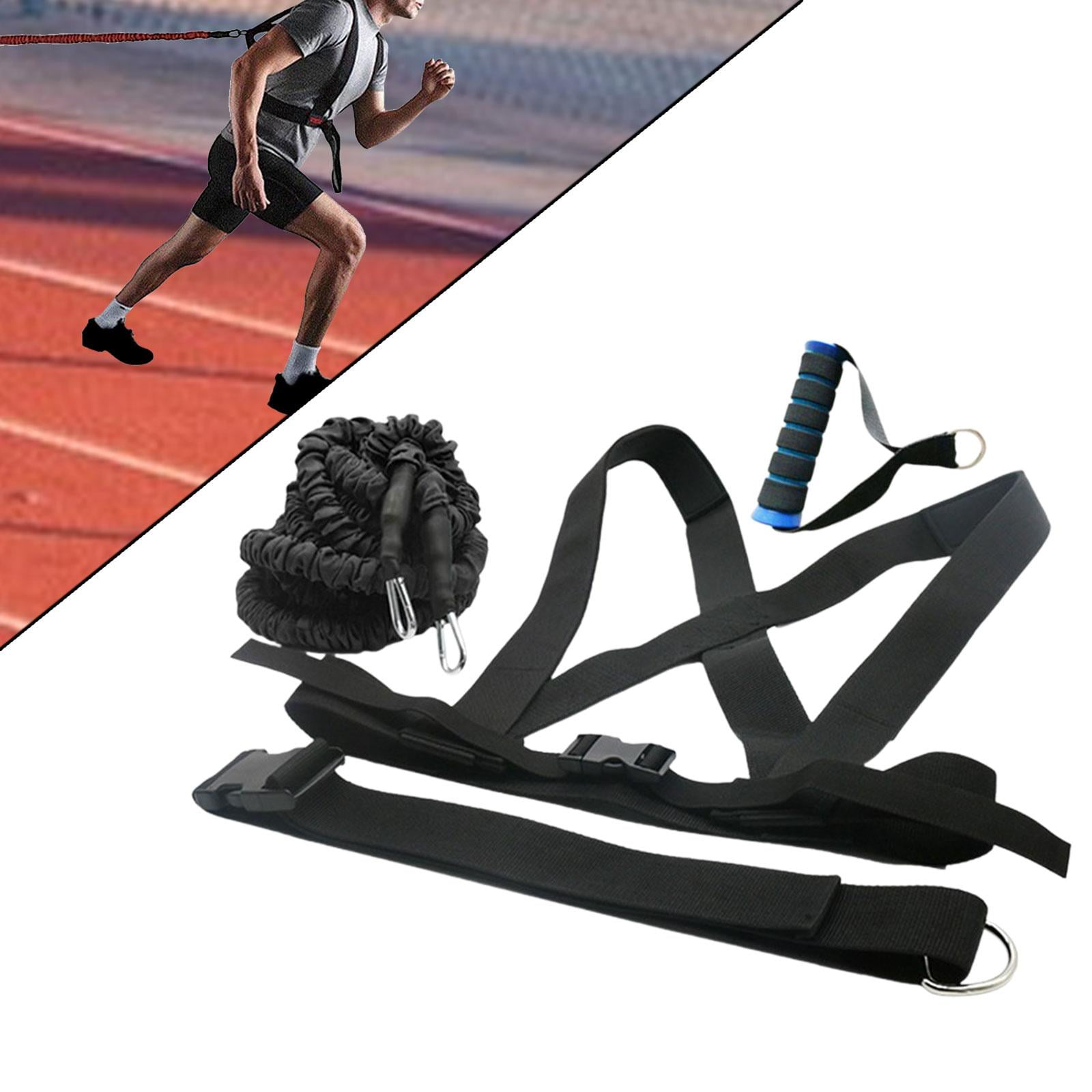 funtasica Resistance Training Stretch Band Kits Improving Speed 50lbs Workout Bands Fitness Gift Resistance Tube Band for Power Agility 50lbs Set D