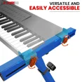 thumbnail image 6 of Adjustable Z-Style Keyboard Stand Riser – Heavy Duty Portable Music Stand for 54-88 Key Pianos, Synthesizers & DJ Gear, 6 of 7