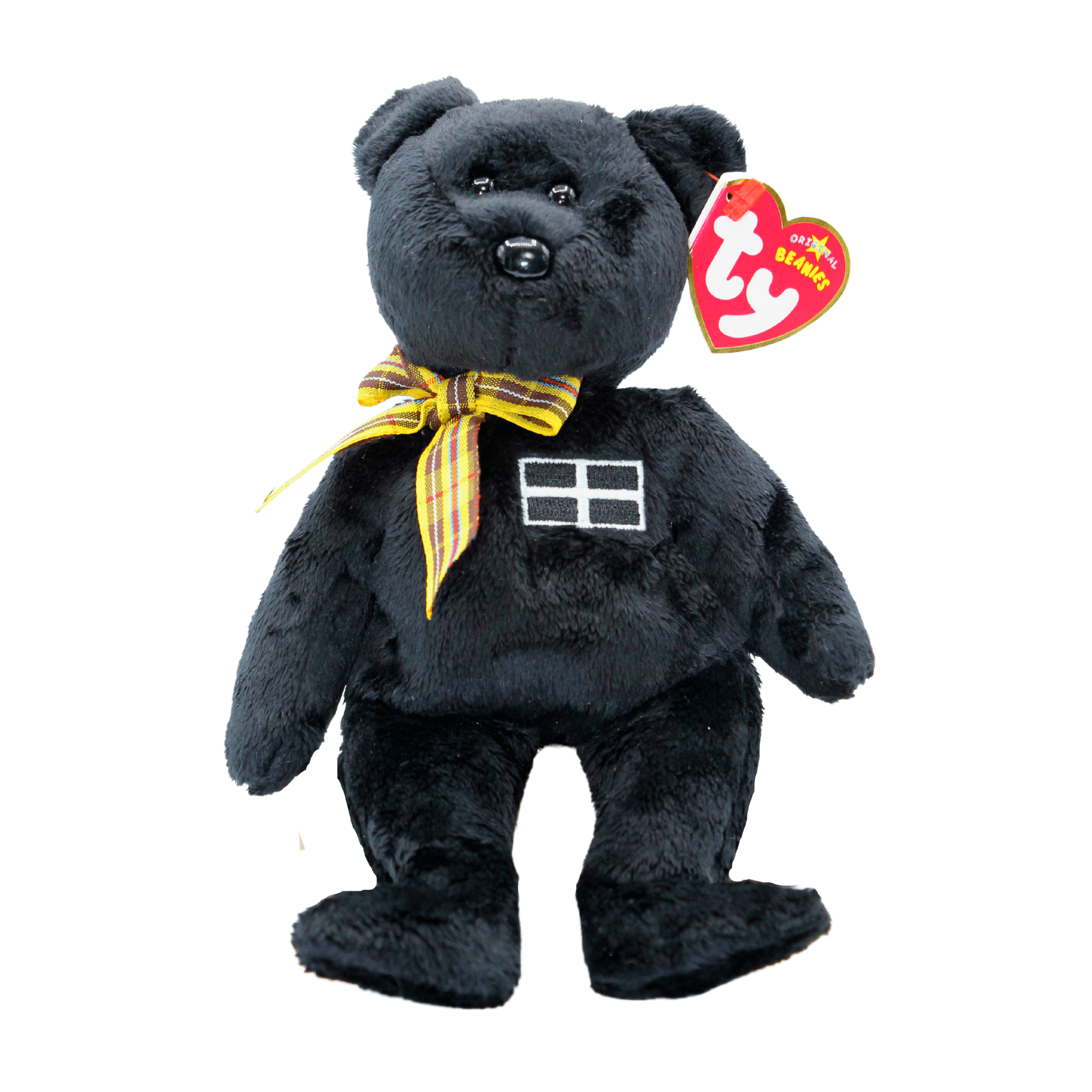 TY Beanie Baby - DEUTSCHLAND The Bear With Black Nose - US Version Of German Exclusive Collectible