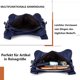 thumbnail image 3 of Bolso de hombro para mujer, bolso hobo, bolsos de hombro, bolsos con asa, bolsos de mano de piel sintética suave con cremallera, bolso de mano, muchos compartimentos, gran bolso para mujer, 3 of 5