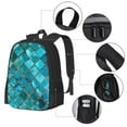 thumbnail image 2 of Easygdp Square Glass Mosaic Mochila de Gran Capacidad Minimalista Ideal para Escuela, Viajes y Uso Diario, 2 of 6