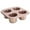 A, variant on Bakeware Set for Oven Baking Non Stick & Dessert for Delicate Cakes Cheesecake Chocoflan and Desserts— Metal Include Pan Forms