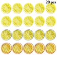 thumbnail image 2 of Citron Tranches Artificielles Mini 20PCS Simulation Décorative Fruits Faux Citron Décor, 2 of 9