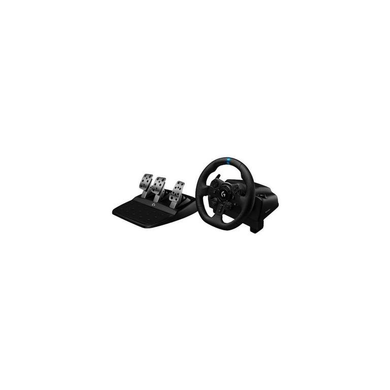  Logitech G 923 - Volante de carreras y pedales para Xbox XS,  Xbox One y PC con TRUEFORCE, hasta 1000 Hz de respuesta de fuerza, pedal  sensible, control de lanzamiento de