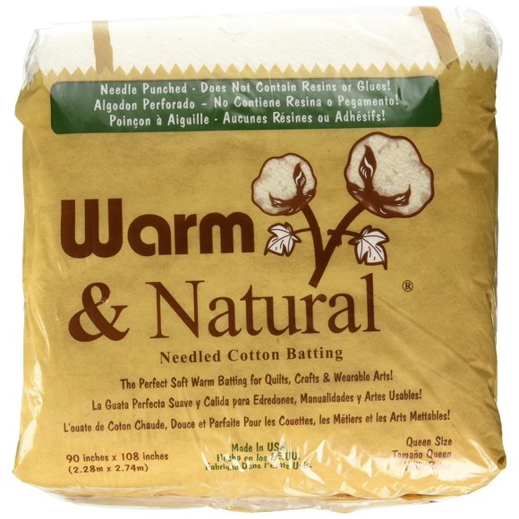Cotton Batting The Warm Company, cálida y natural, talla queen