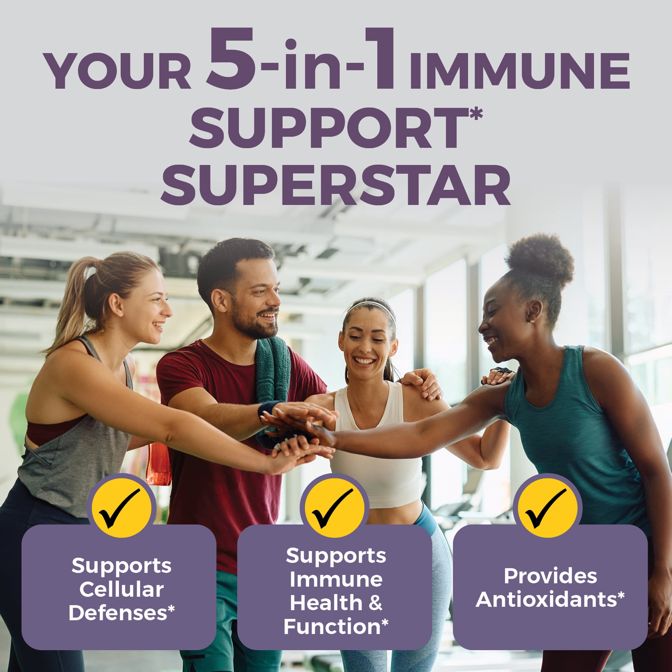 Viva Naturals Elderberry, Vitamin C + Zinc, 120 Capules