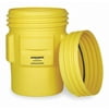 Eagle Mfg Overpack Drum,Yellow,0.18in 1661