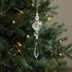 thumbnail image 3 of Decoraciones de Árbol de Navidad Collar de Colgante de Acrílico Transparente Metálico Decoración de Árbol de Navidad Colgante Ornamentos de Árbol de Navidad, 3 of 6