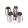 thumbnail image 4 of 4PCS Cake Decorated Nozzle Set Stainless Steel Piping Nozzle DIY Cake Decorating Tips, 4 of 5