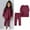 Wine, variant on TYGHBN Velvet Two Piece Set for Girls Autumn Winter Casual Outfit for Kids Soft and Stylish Baby Clothes 5 Piece Set New Born Baby Items Toddler Outfit Girls Baby Girl Short Sleeve Outfits Baby Girl