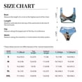 thumbnail image 6 of Wukai Two Brave Cats Are Floating On The Sea Iceberg Women's Bikini Set Two Piece,wimsuit High Waisted V Neck Twist Front Adjustable Spaghetti Straps Bathing Suit-X-Large, 6 of 7