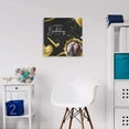 thumbnail image 7 of Custom Canvas Prints White, Black, Gold Modern Happy Birthday Personalized Photo Image Collage DIY Framed Kit Wall Art Picture Room Decor 18x18 inch, 7 of 7