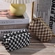 thumbnail image 4 of 2 Pieces Makeup Bag Checkered Cosmetic Bag Pink Green Makeup Pouch Travel Toiletry Bag Organizer Cute Makeup Brushes Storage Bag for Women, 4 of 4