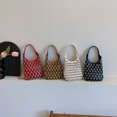 thumbnail image 4 of Bolso de mano con cadena y diamantes huecos para mujer, estilo punk, con remaches redondos y incrustaciones, para madre e hija, nuevo estilo de verano de 2024, 4 of 5