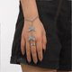 thumbnail image 3 of Butterfly Hand Chain Bracelet for Women Girls,Butterfly Finger Ring Bracelet Slave Chain Hand Harness Bracelet Butterfly Ring for Party Halloween, 3 of 4